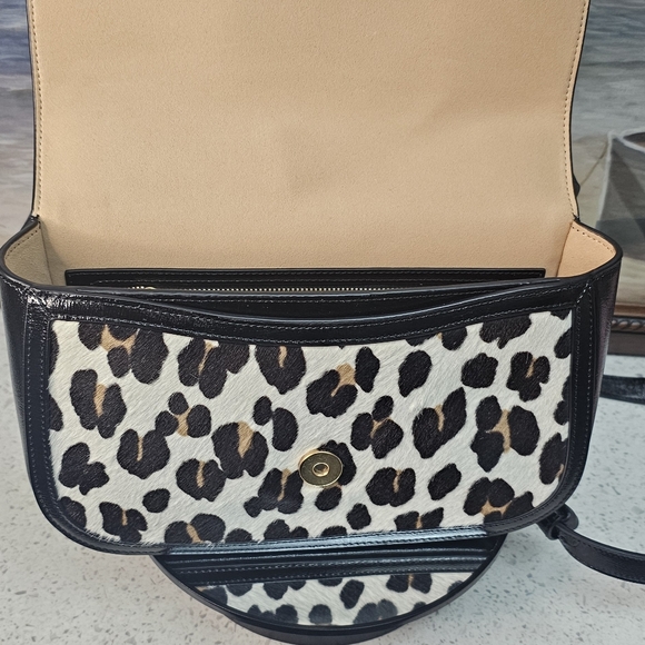 Kate Spade Katy Leopard CalfHair Medium Convertiable Shoulder Bag - Picture 11 of 16